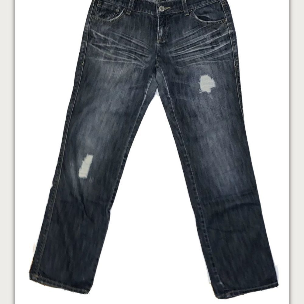 New York and Co distressed jeans size 4